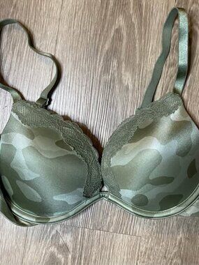 Wild Fable Camo Lace Push-Up Bra 36B | Green Multi | New with Tags
